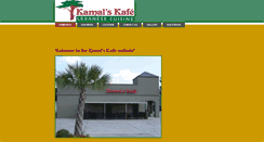 Desktop Screenshot of kamalskafe.com